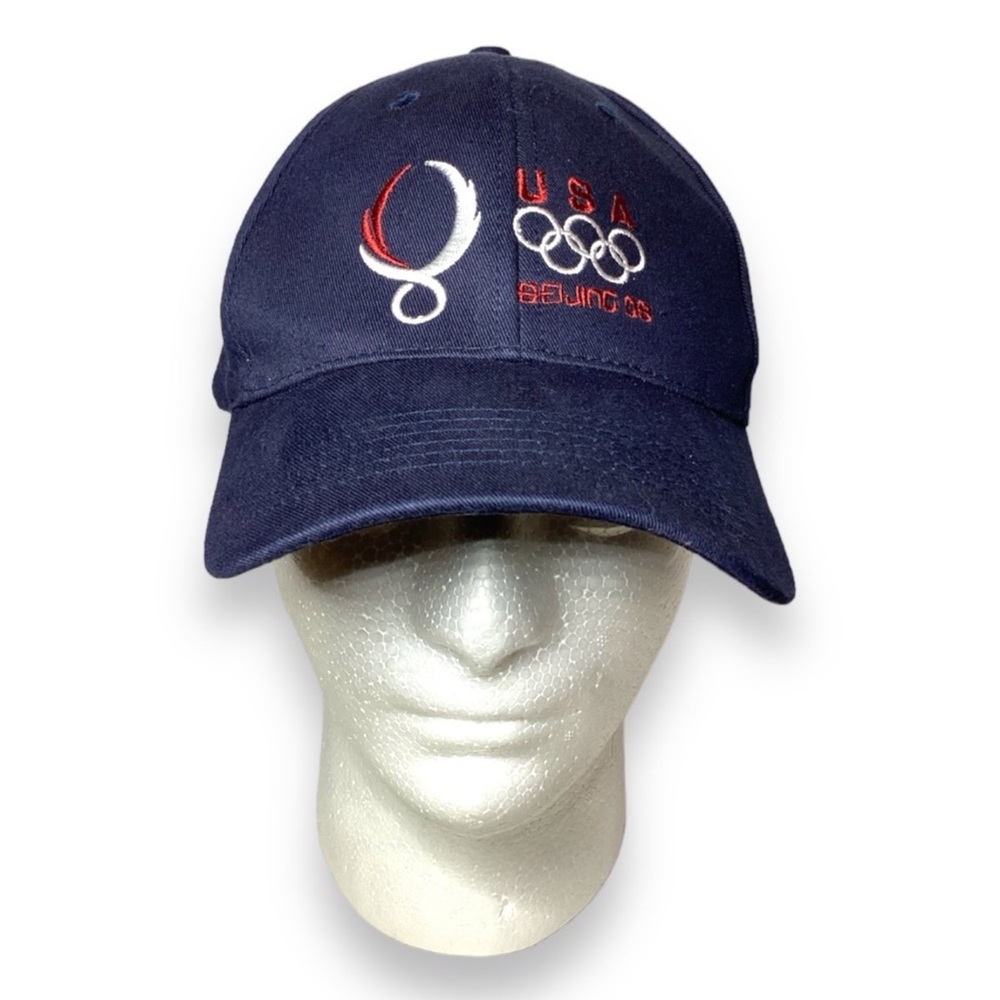 USA Beijing '08 Olympic Baseball Cap, Navy, OSFA